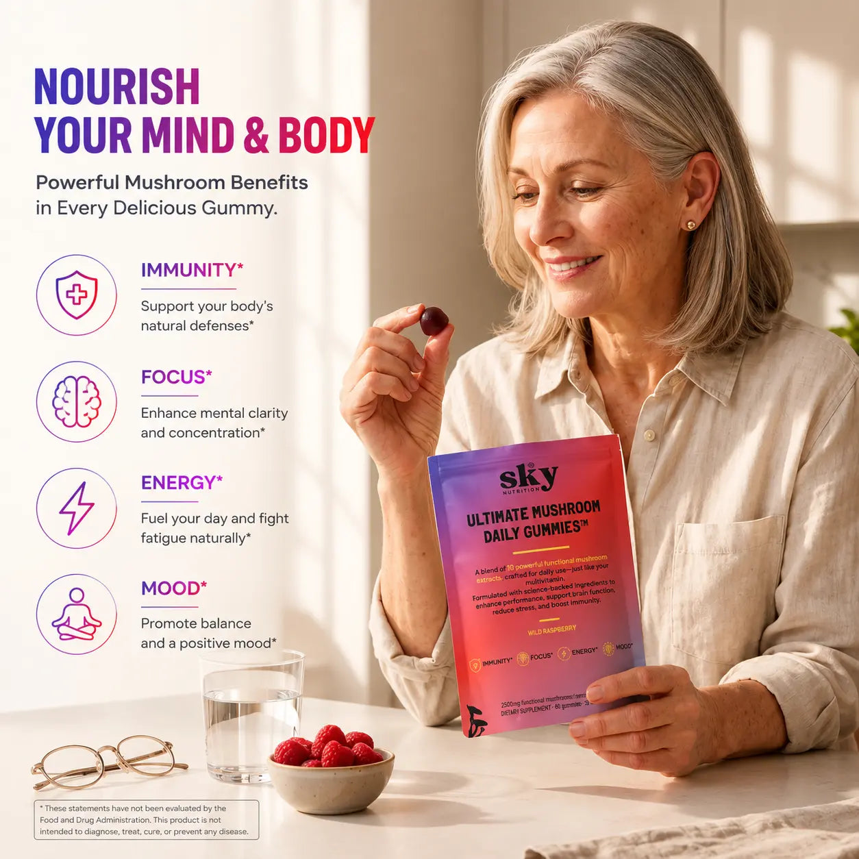 Ultimate Mushroom Daily Gummies™