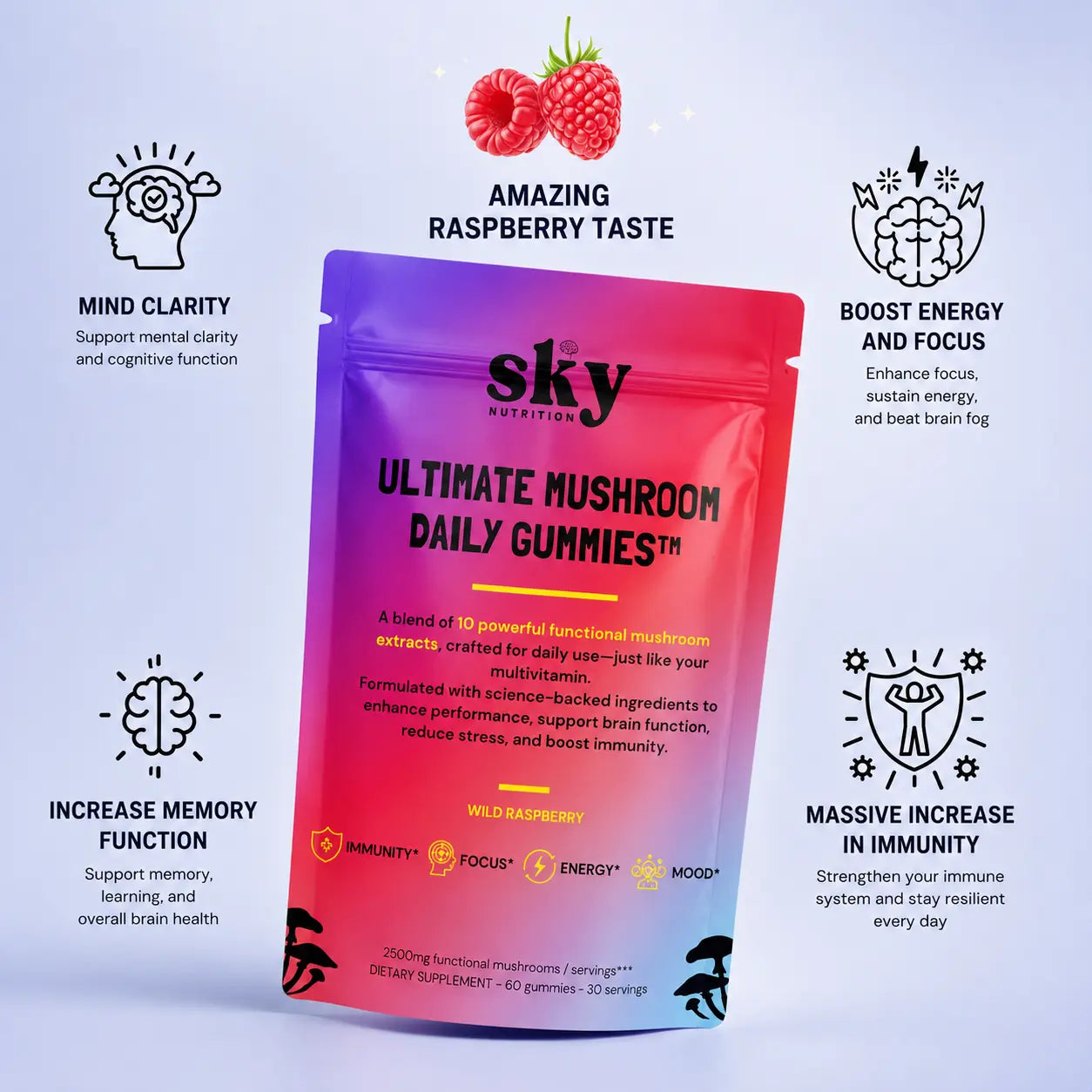 Ultimate Mushroom Daily Gummies™